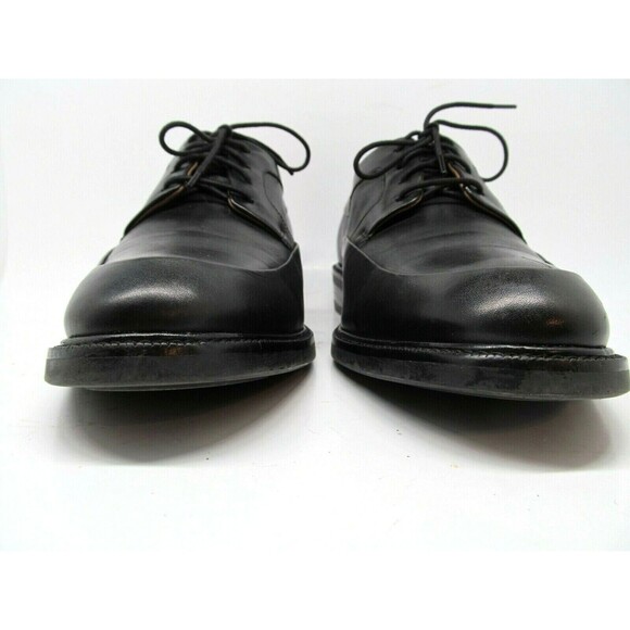 Cole Haan Grand Os Warren Black Leather Apron Toe Derbys Mens  Size US 8 M - Picture 4 of 11